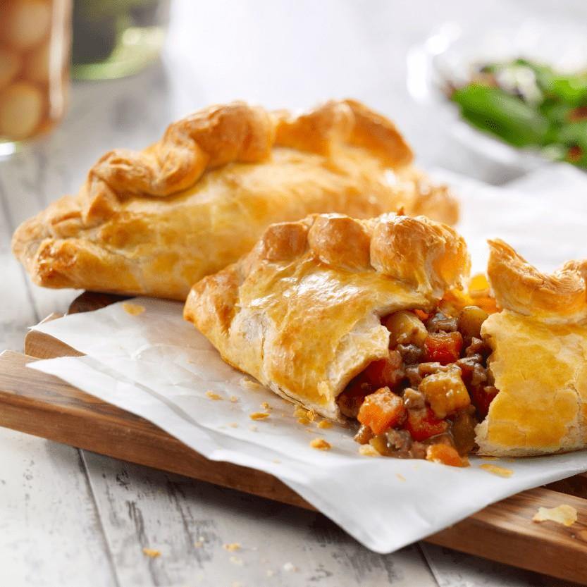 WRIGHTS  Beef and Vegetable Pasties Europ Food Canarias